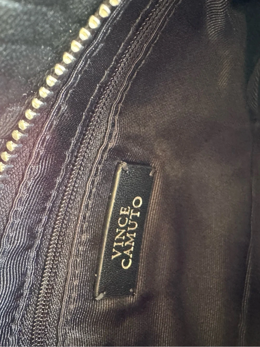 Vince Camuto Wayhn Mini Leather Crossbody Double Zipper Purse